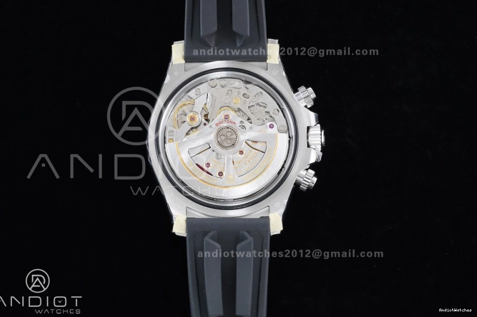 Diamonds SoftTouch Oysterflex Dial Strap Silver 816 Black (Weighted) VS4131 on 1:1 Best V2 126519 VSF Daytona Edition 1103